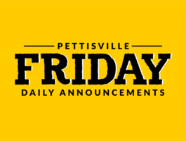 Announcements - Week of Aug. 21